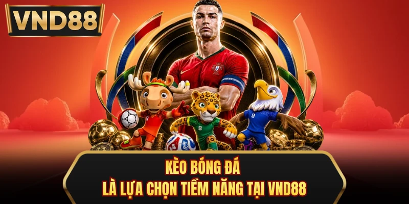 Kèo bóng đá là lựa chọn tiềm năng tại VND88 